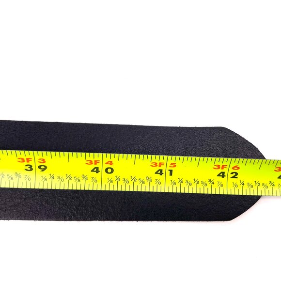 Genuine Italian Leather Belt With Skull Bottle Opener BuckleBlack Made in USA - Picture 8 of 8